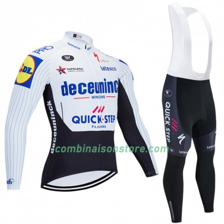 Combinaison Cycliste M/L + Collant à Bretelles 2020 Deceuninck-Quick-Step N004